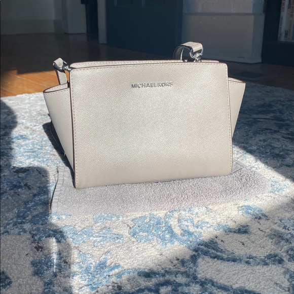 Michael Kors Taupe Crossbody Bag - Picture 9 of 11